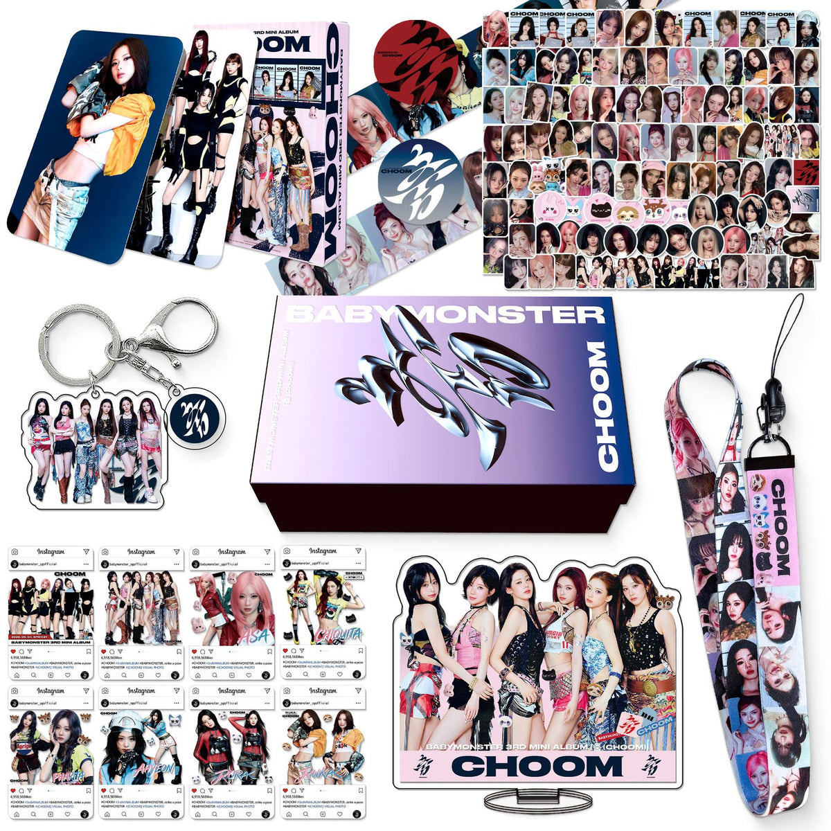 Baby Monster Choom We Go up Gift Box Merch