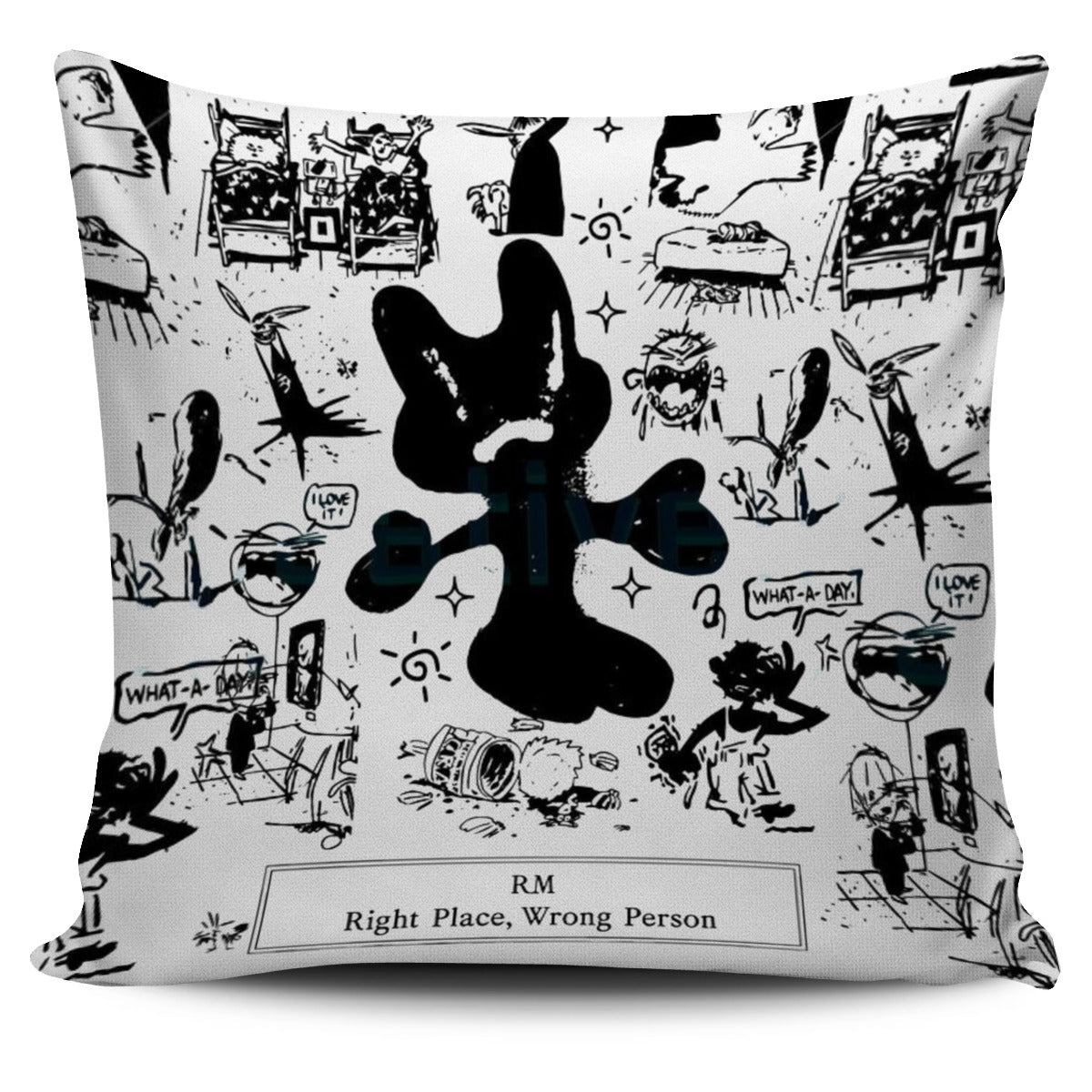 Bangtan RM Right Place Wrong Person Pillowcase