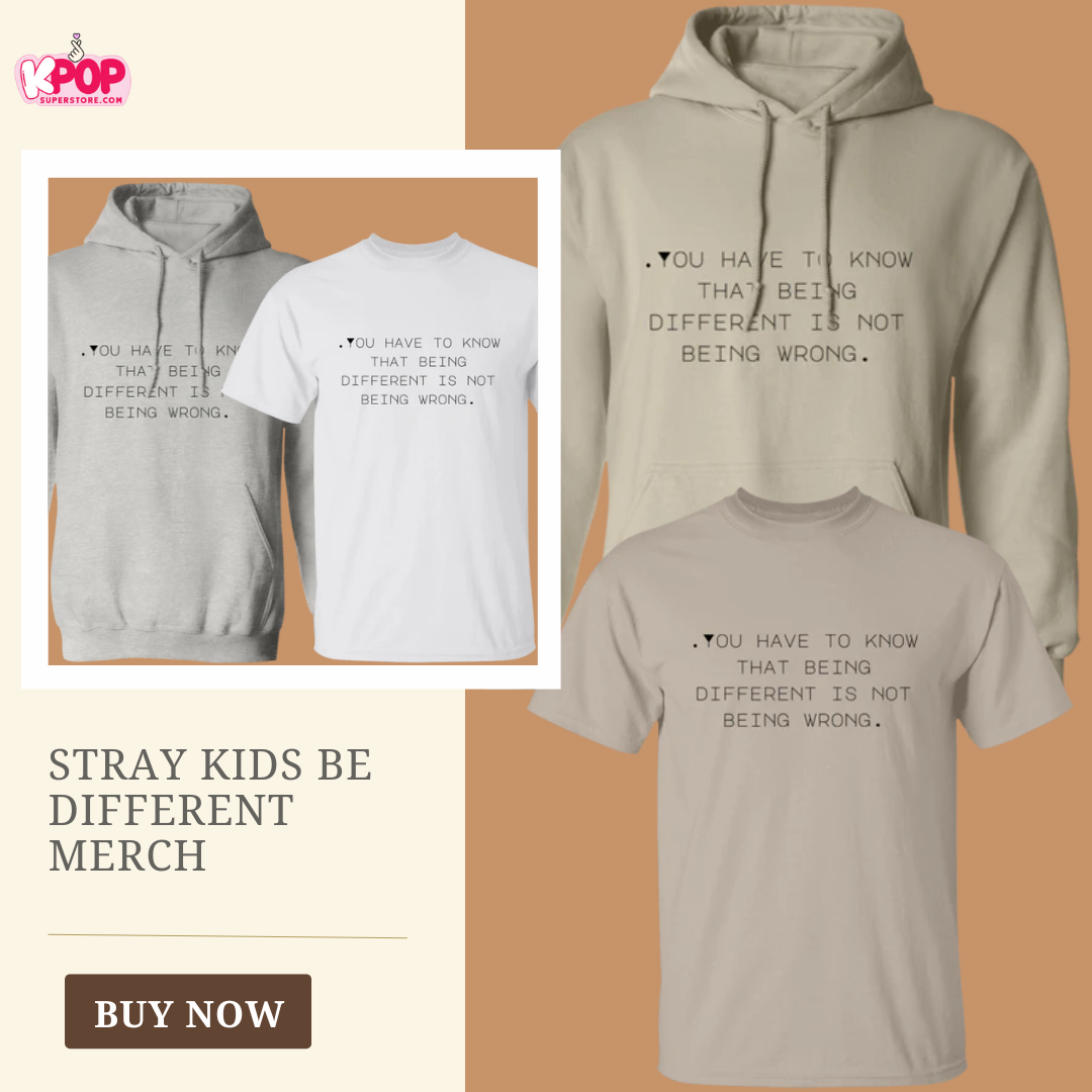 Stray Kids Be Different Merch