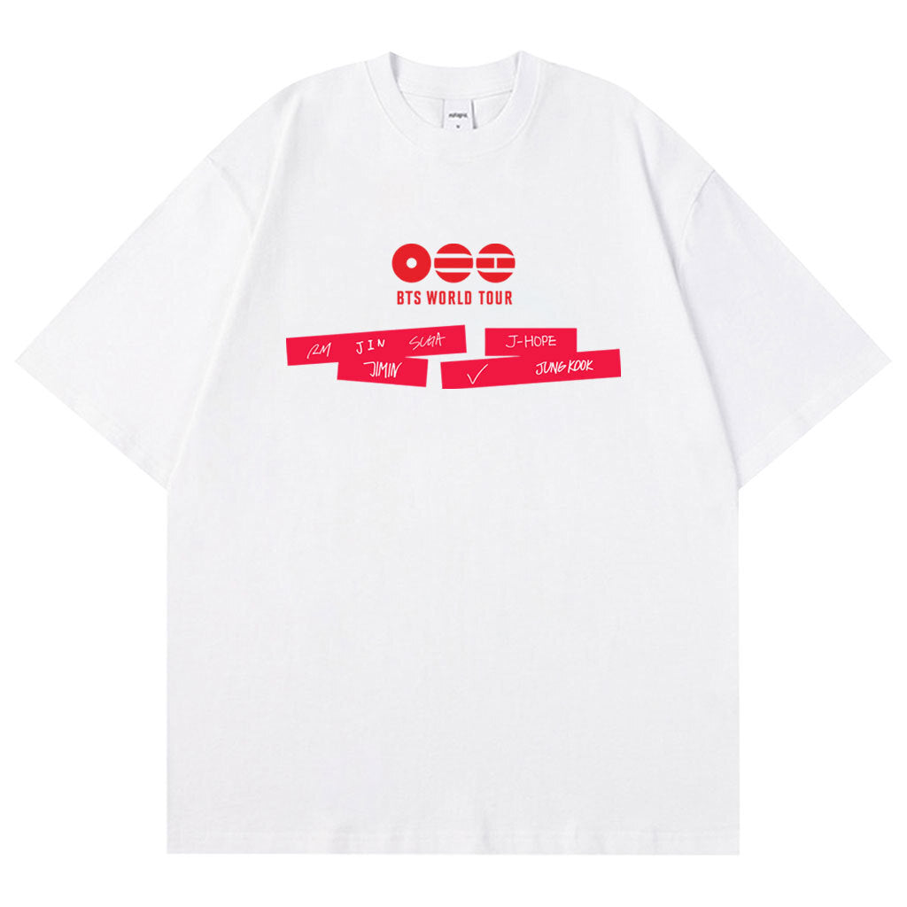 Bangtan Boys 2026 World Tour Shirt Merch