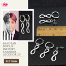 Bangtan Boys JK Infinity Earrings Accessories