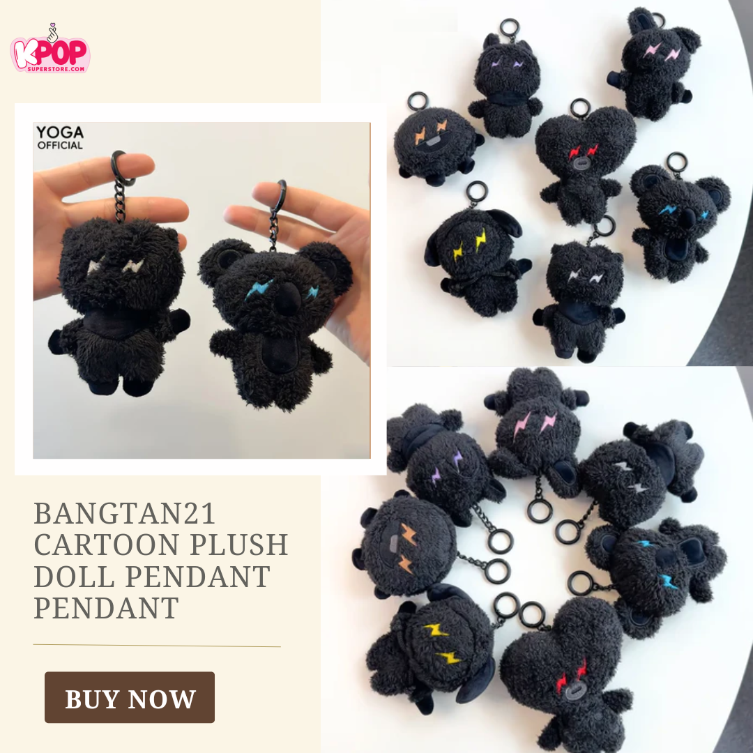 Bangtan21 Cartoon Plush Doll Pendant