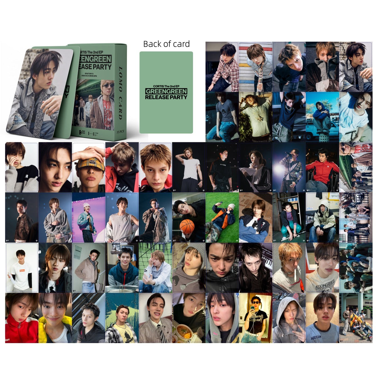 Cortis 2026 Green Green Lomo Cards