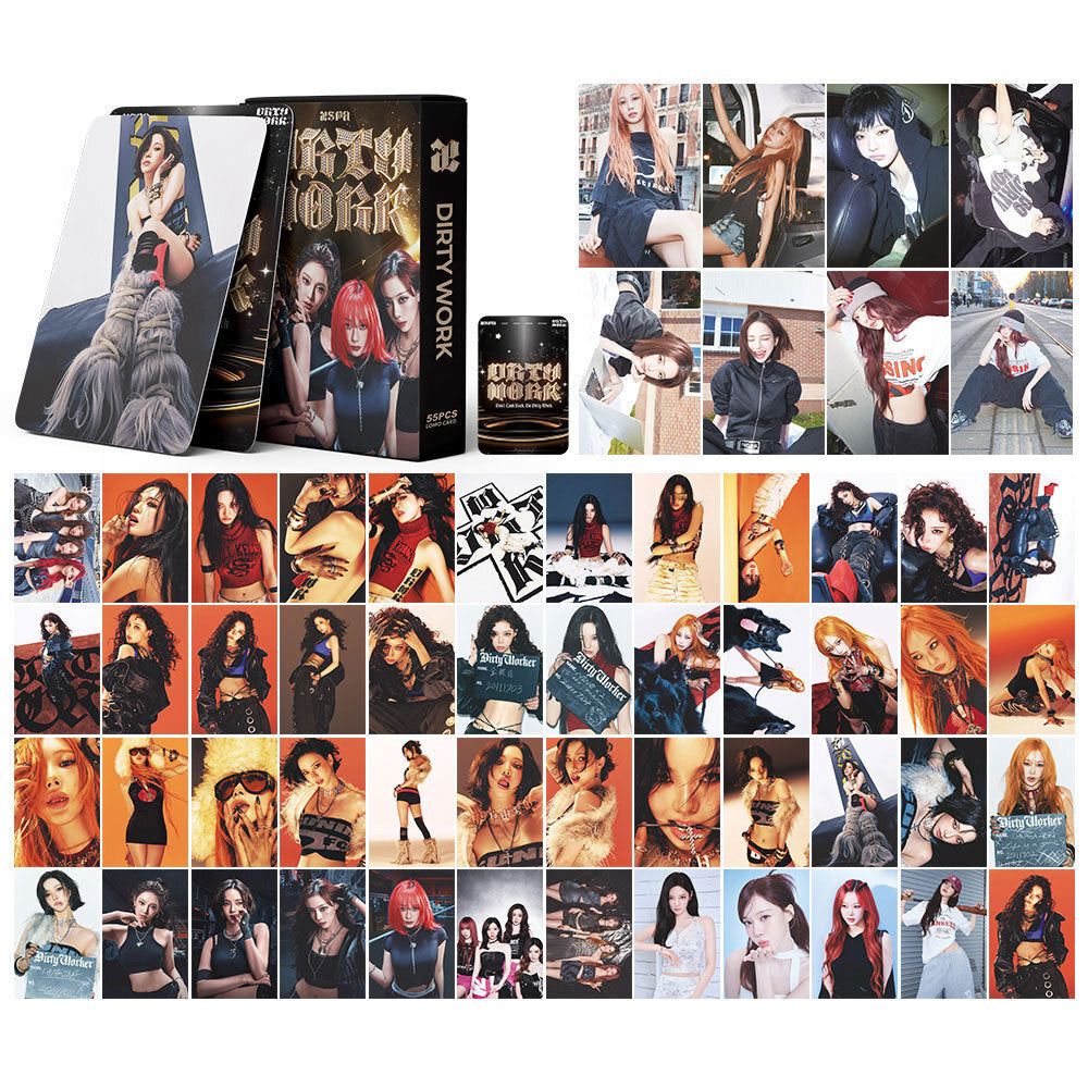 AESPA Dirty Work Song Photocard Collection