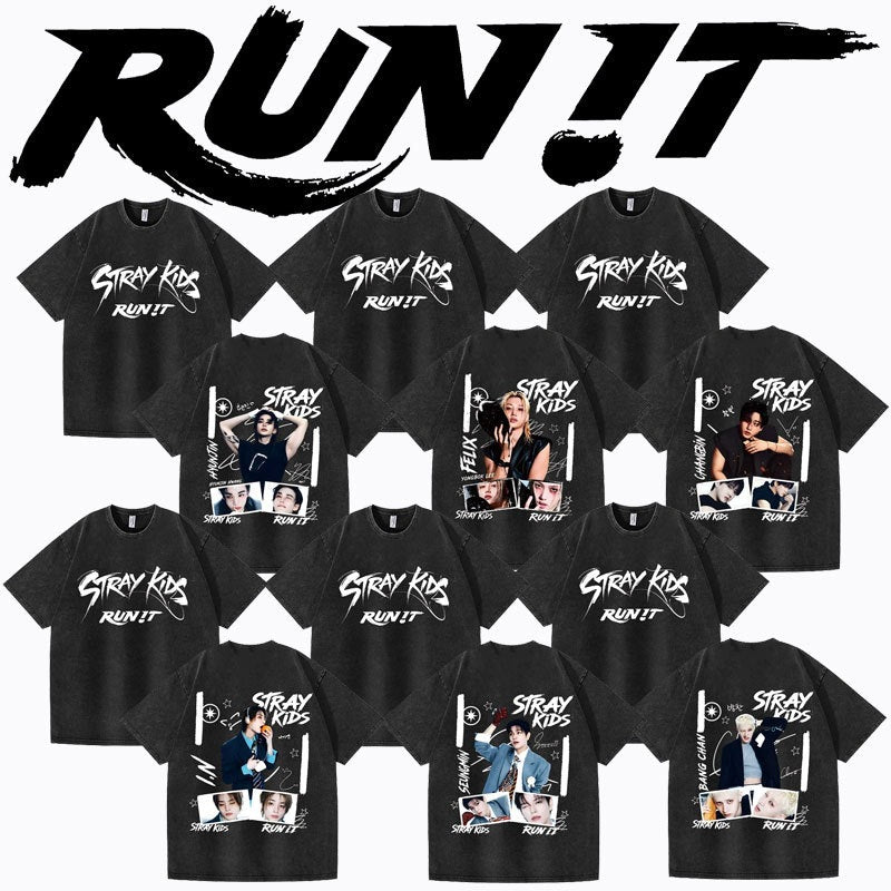 Stray Kids Run It 2026 New Member Shirt Merch