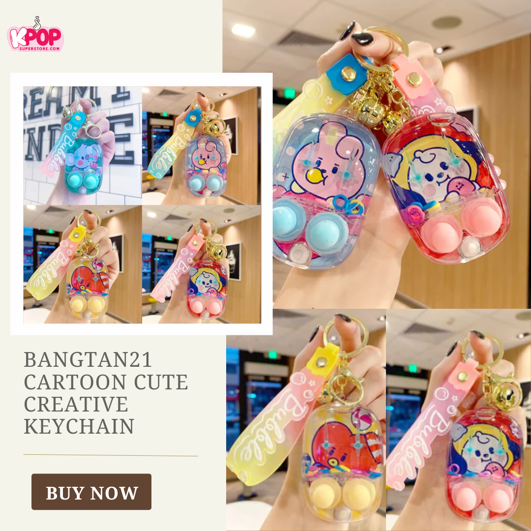 Bangtan21 Cartoon Cute Creative Keychain