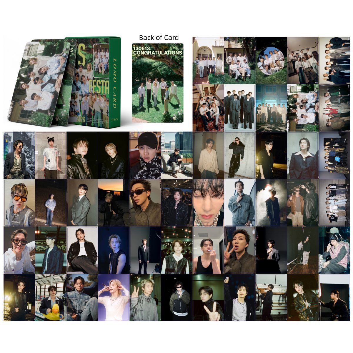 Bangtan Boys Festa 2026 Lomo Cards