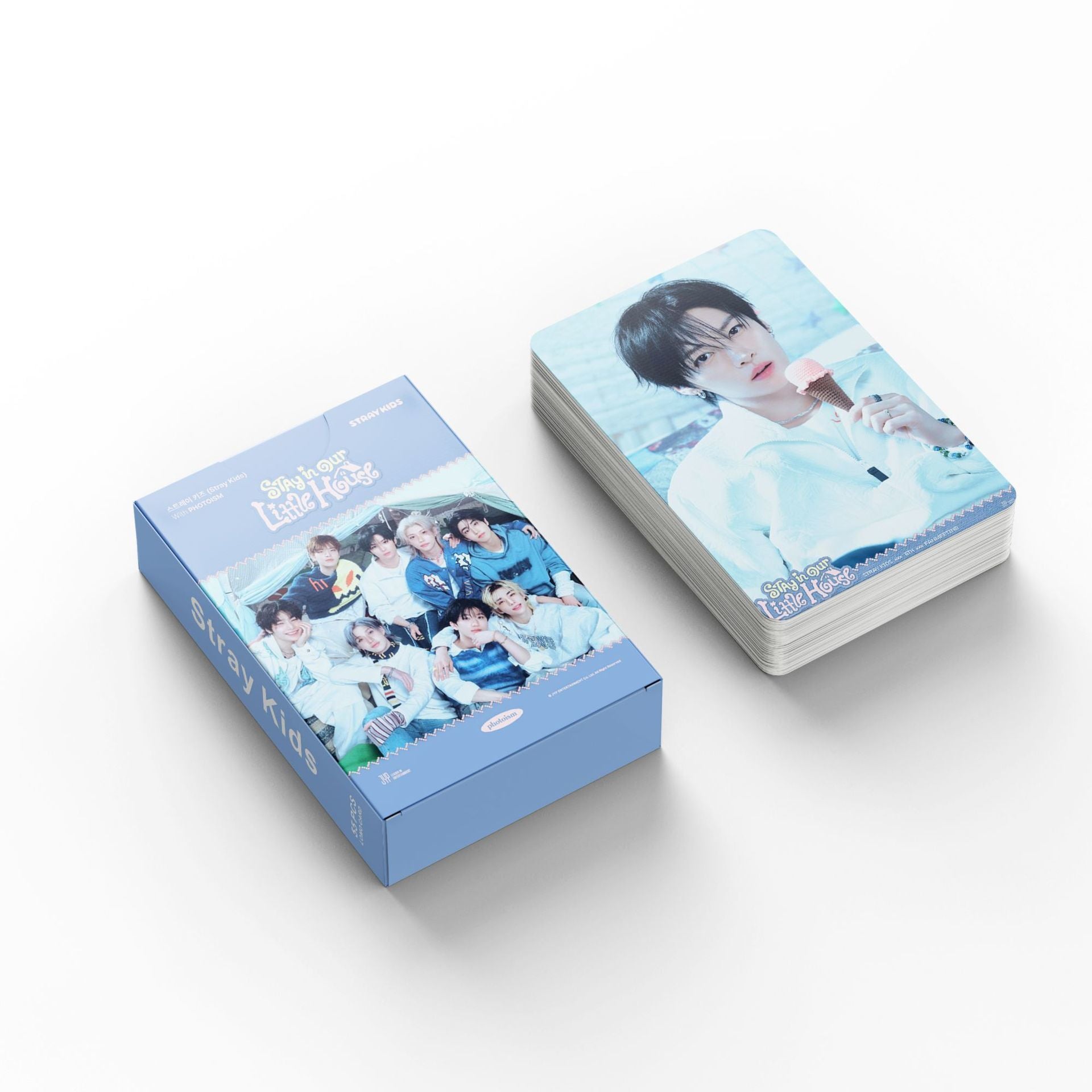 Stray kids Stay in our Little House 2026 Laser Lomo Cards