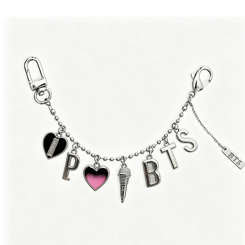 Bangtan Boys Metal Pendant Keychains Accessories
