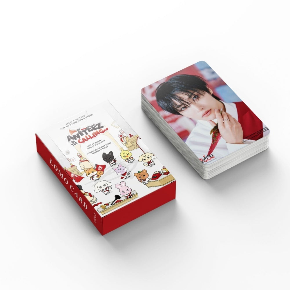 ATEEZ Aniteez in the Calling Lomo Cards