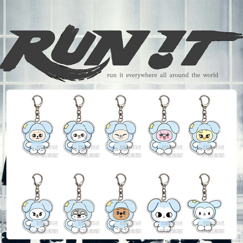 Straykids 2026 Run It Keychain Accessories