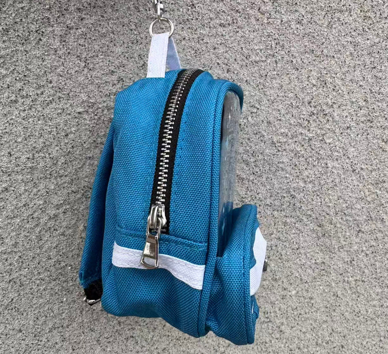 Enhypen Plush Doll Cute Blue Storage Bag