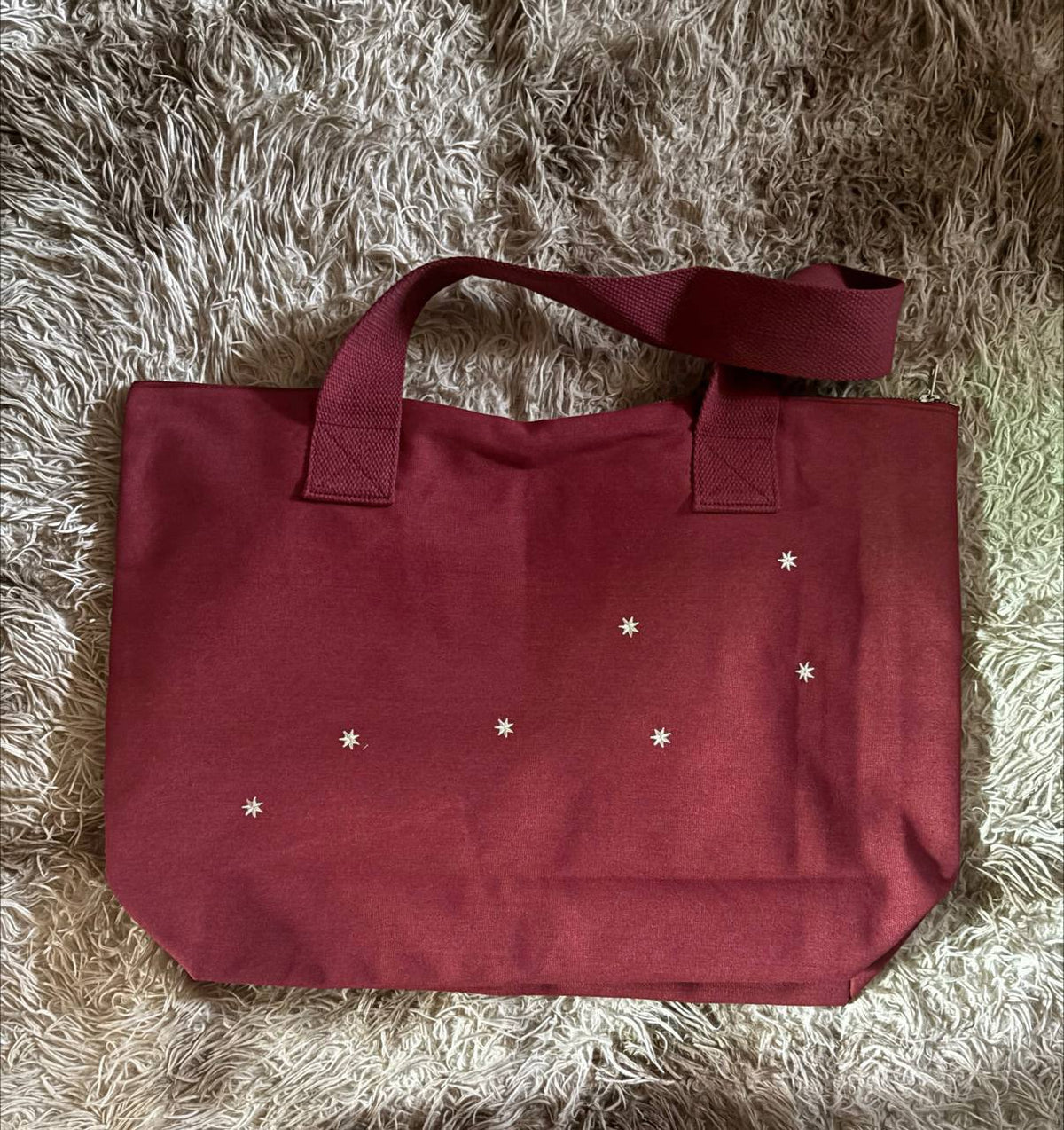Bangtan Boys Arirang World Tour Red Shoulder Tote Bag