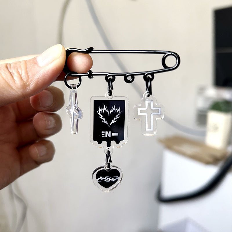 Enhypen Pin Keychain Badge