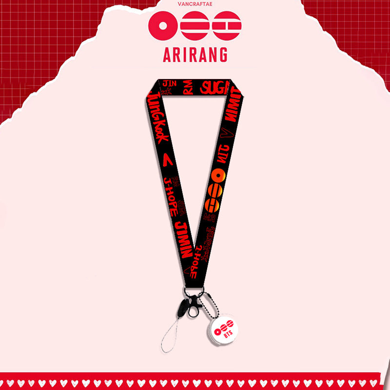 Bangtan Boys 2026 Black Arirang Lanyard Accessories