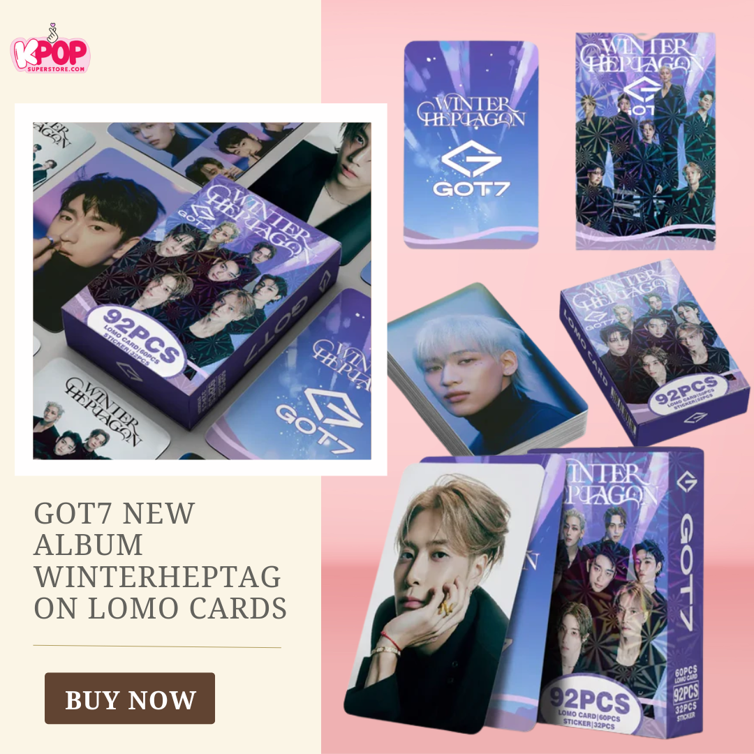 GOT7 New Album WINTERHEPTAGON Lomo Cards