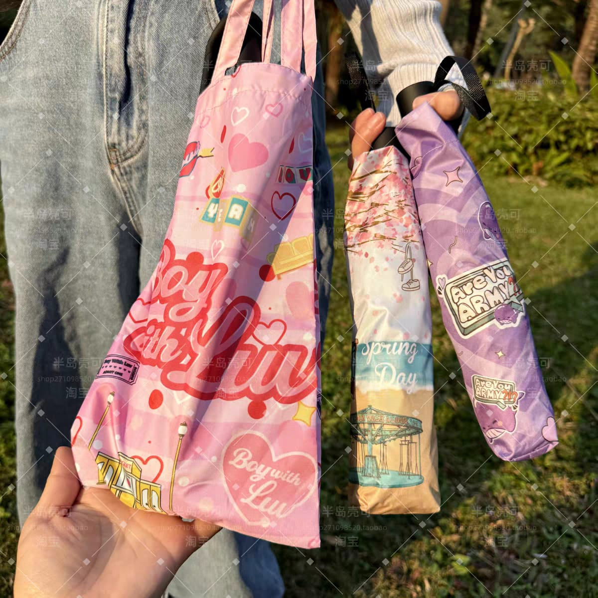 Bangtan Boys Spring Day Umbrella Accessories