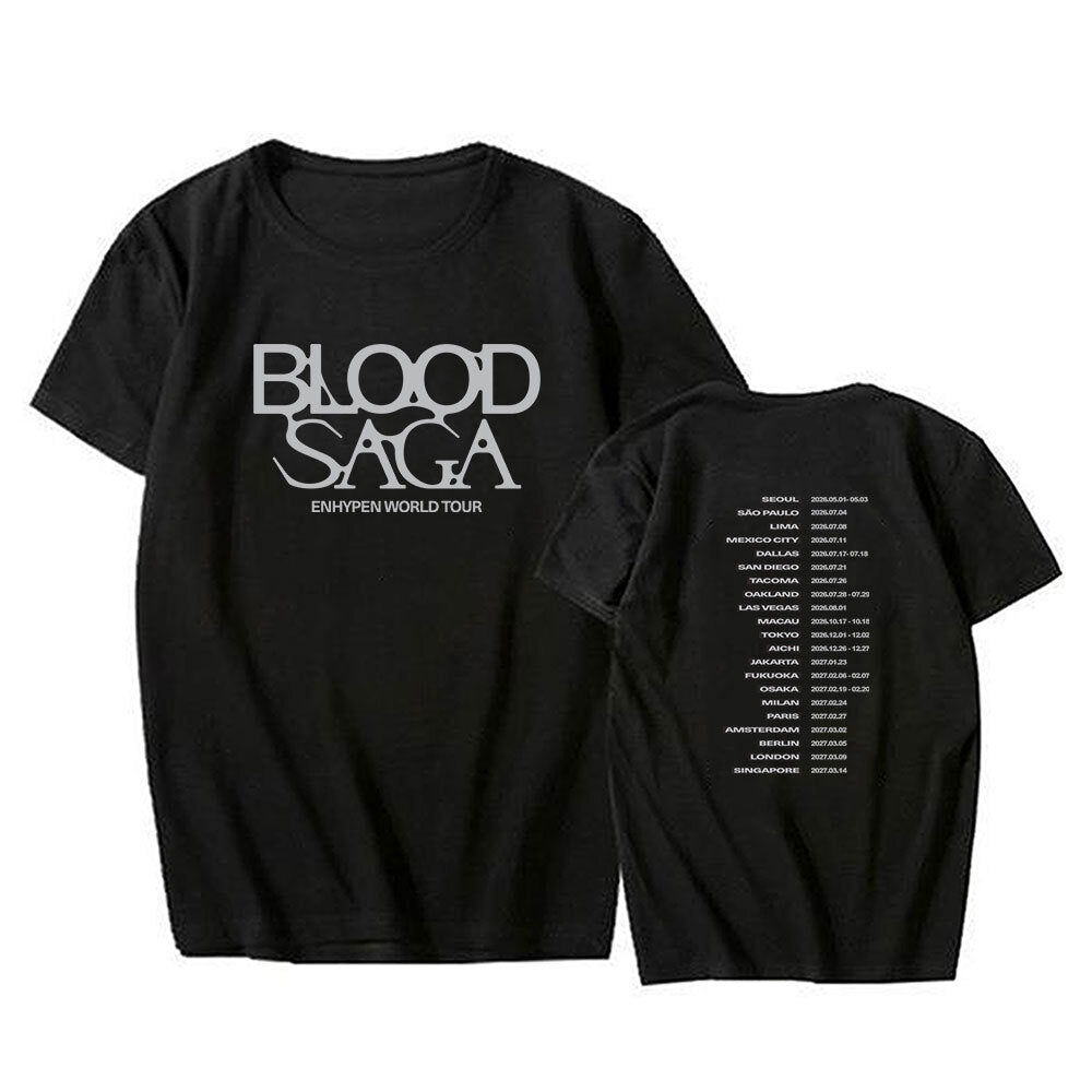 Enhypen Blood Saga World Tour 2026 Shirt