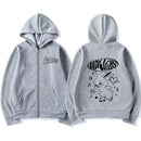 New Jeans Bunny Zipper Hoodie Sweatshirt