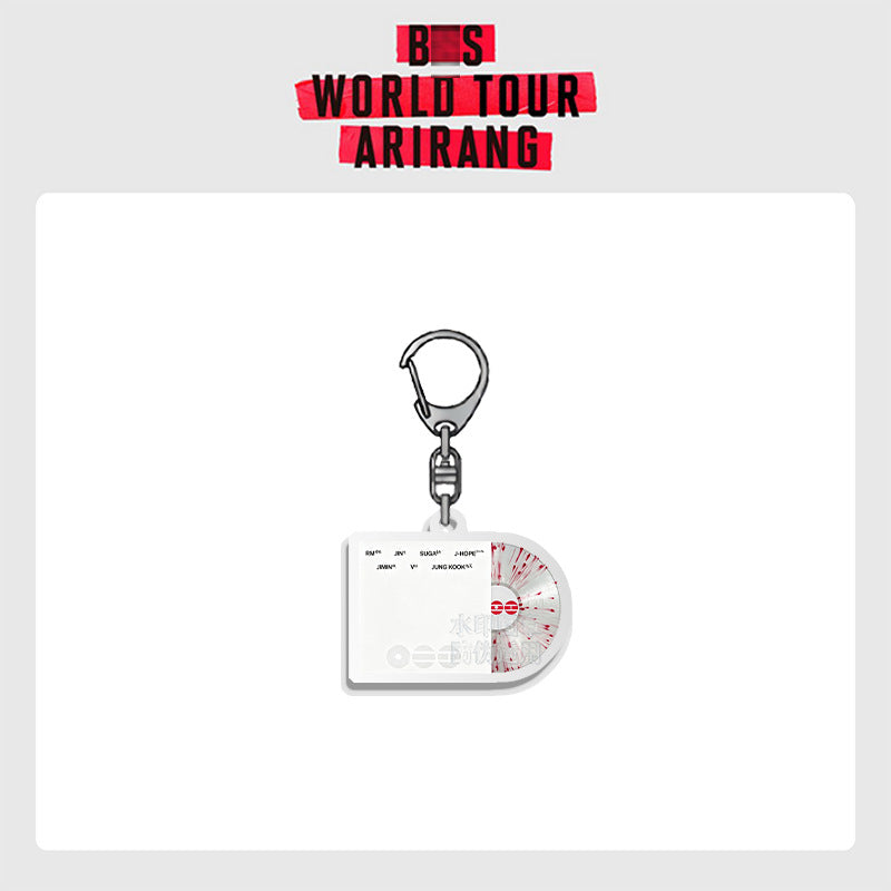 Bangtan Boys CD Red White 2026 Arirang Keychain