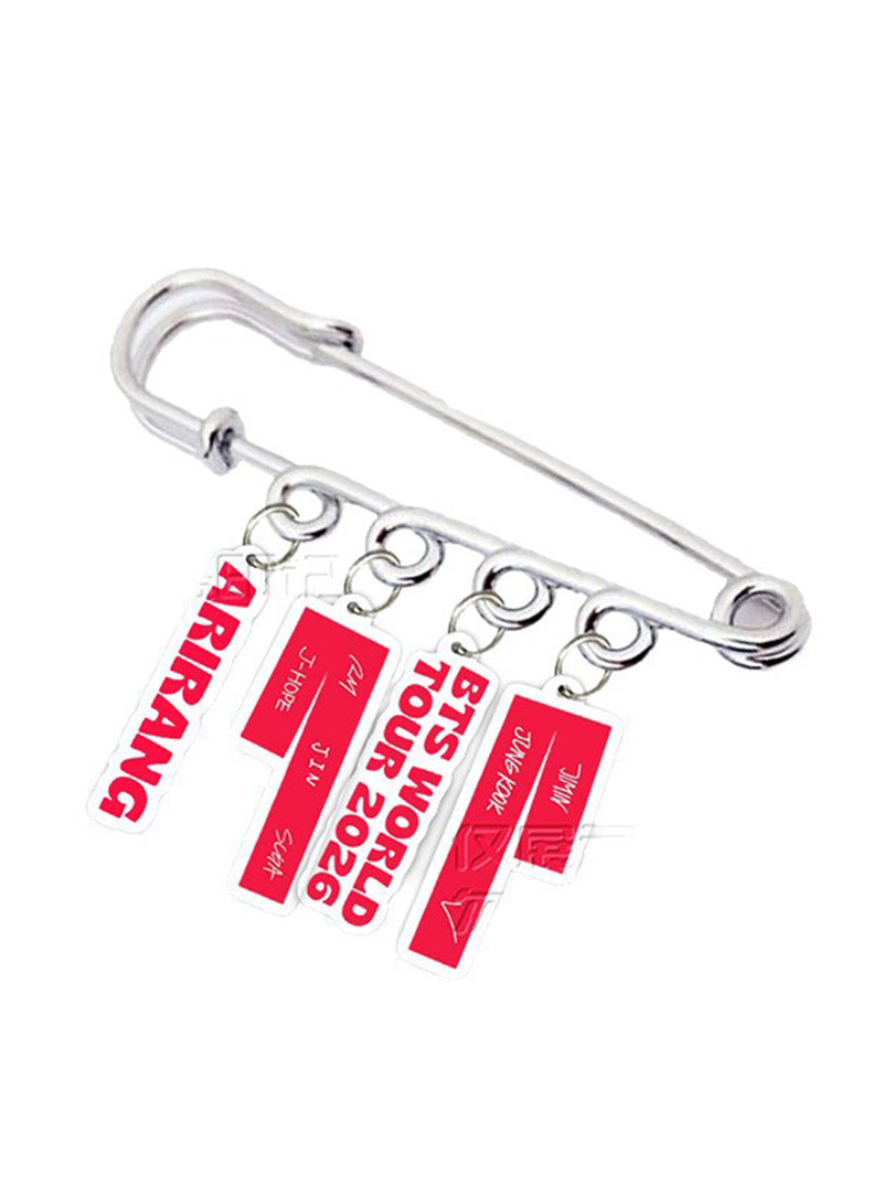 Bangtan 2026 Arirang Pin-Style Keychain Accessories