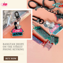 Bangtan Jhope on the Street Phone Keyring