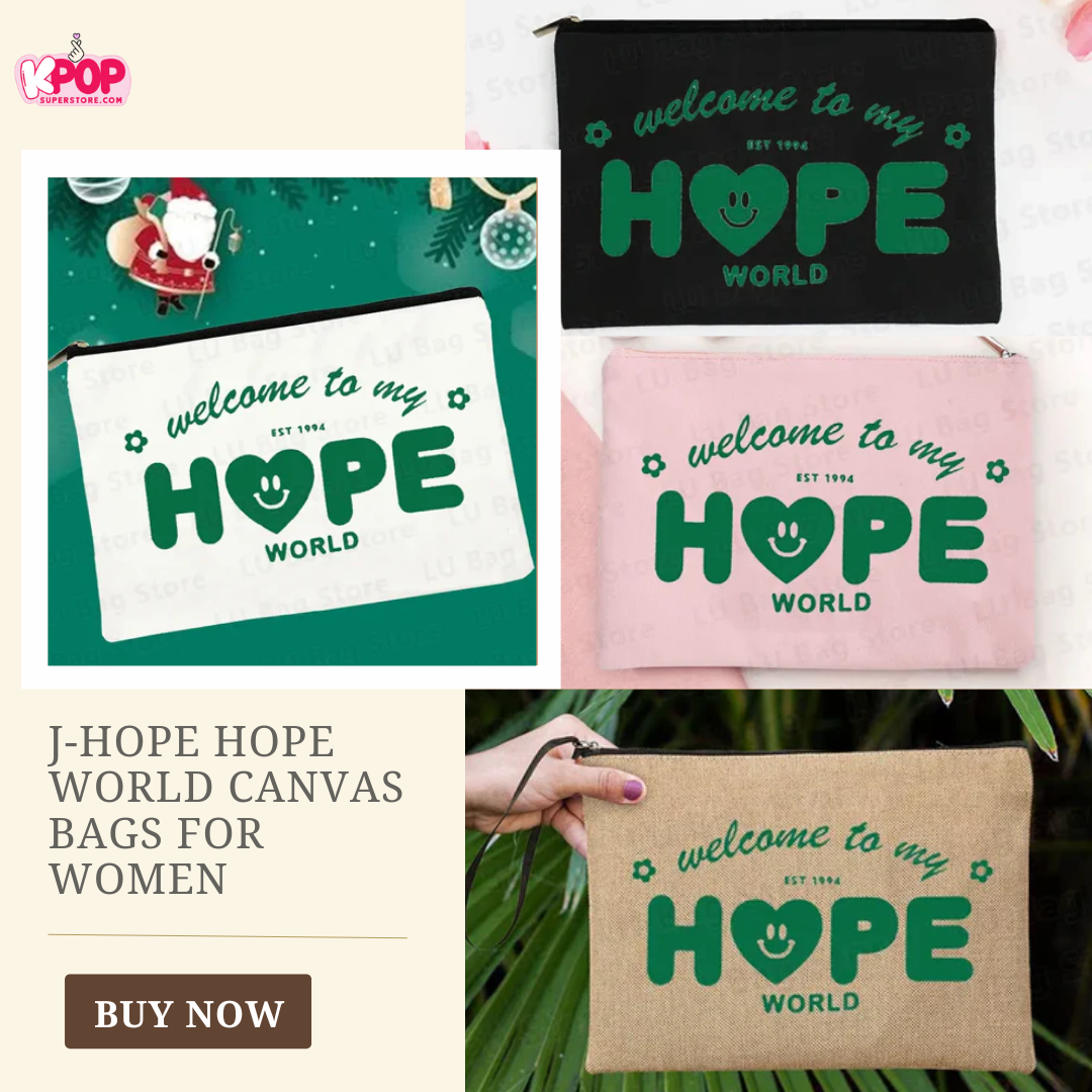 J-Hope Hope World Canvas Bags for Women