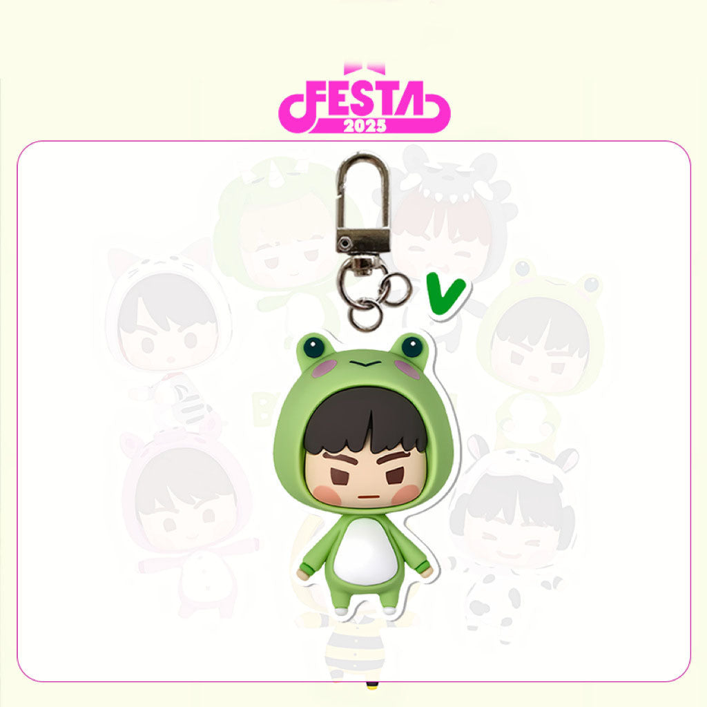 Bangtan 2025 FESTA Mini Members Cartoons Keychain