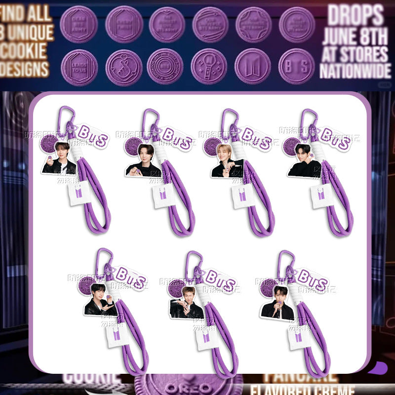Bangtan Boys 2026 Arirang Cute Purple Keychain