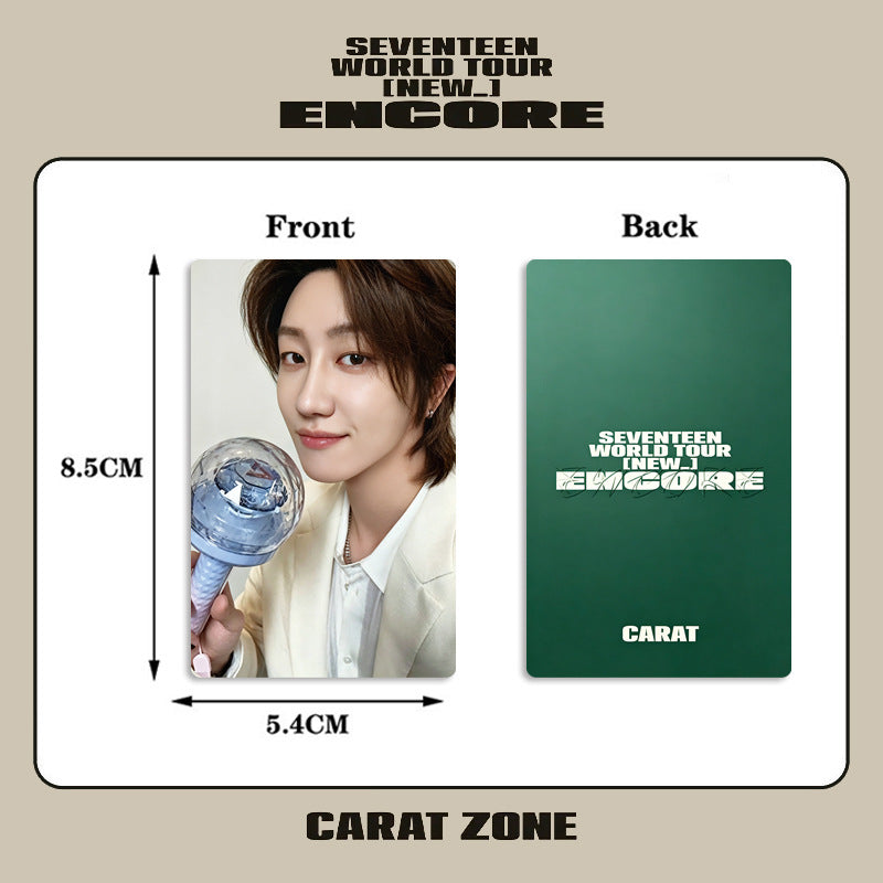 SEVENTEEN New Encore Carat Zone Photocards