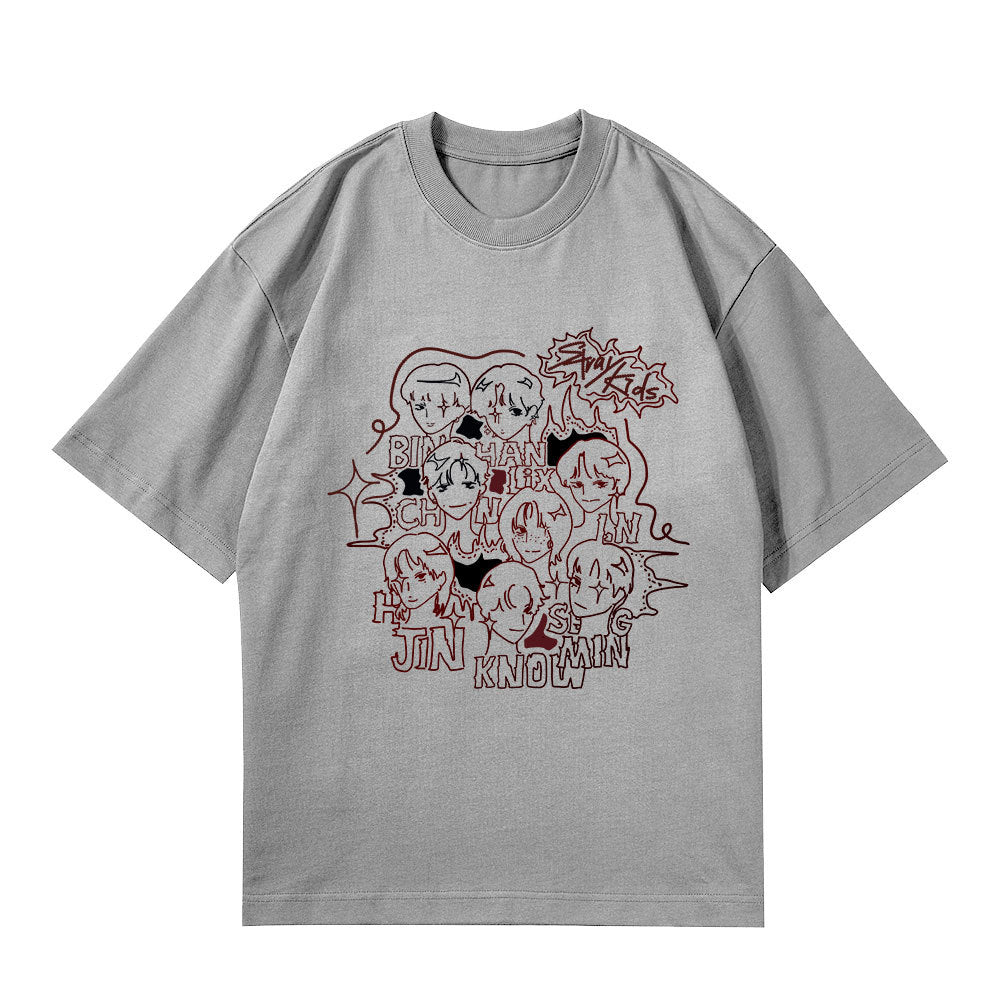 Stray Kids 2025 Doodle New Concert Shirt