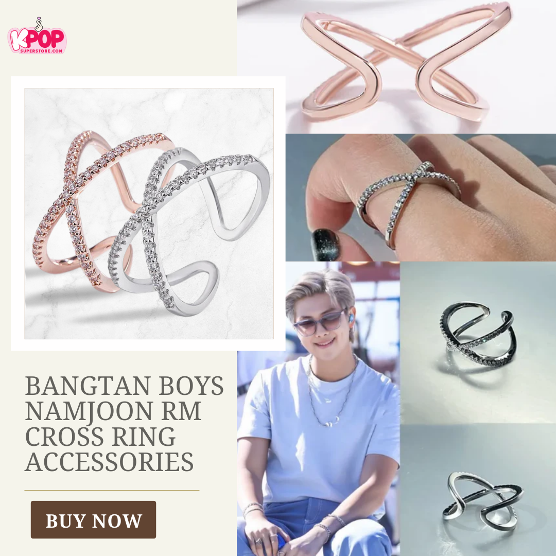 Bangtan Boys Namjoon RM Cross Ring Accessories