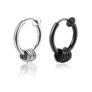 KPOP Stray Kids Felix Black Buckle Earrings