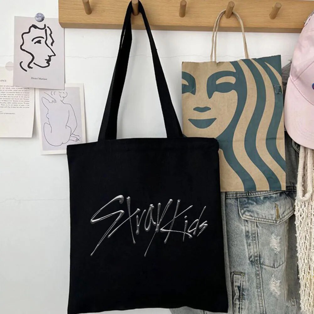 KPOP Stray Kids 5 Star Album Tote Canvas Bag