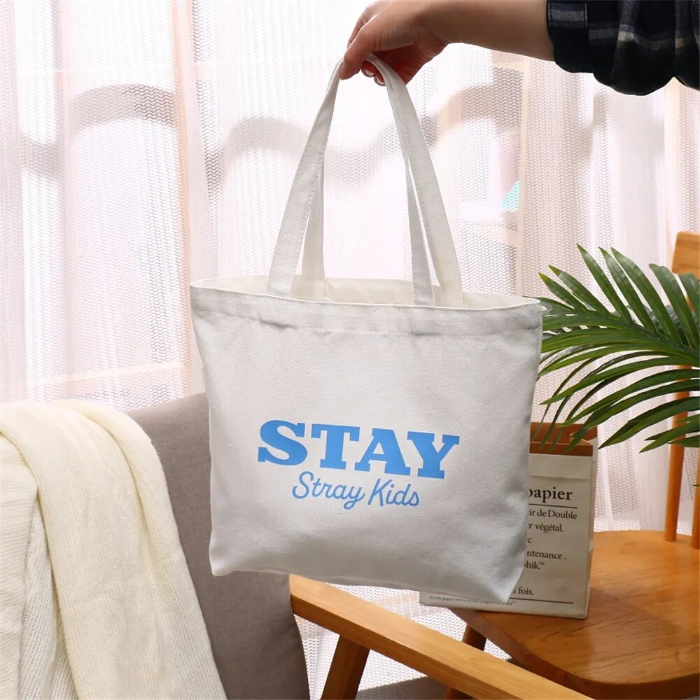 KPOP Stray Kids Canvas Tote Bag for Fans