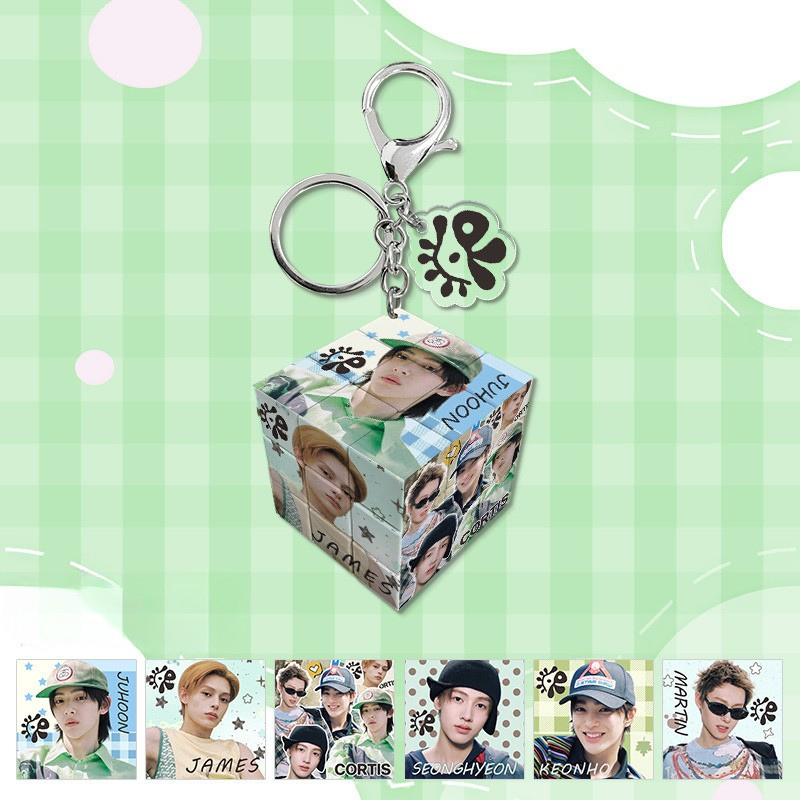 Cortis NEW Group Cube Keychain Accessories