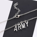 Bangtan Boys ARMY Design-Halskette für die Fan-Kollektion