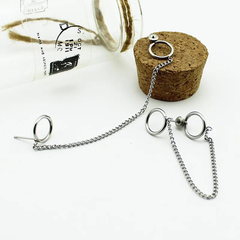 Bangtan Boys V Taehyung Titanium Stainless Steel Earrings