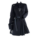 Korean Punk Black Streetwear for Women