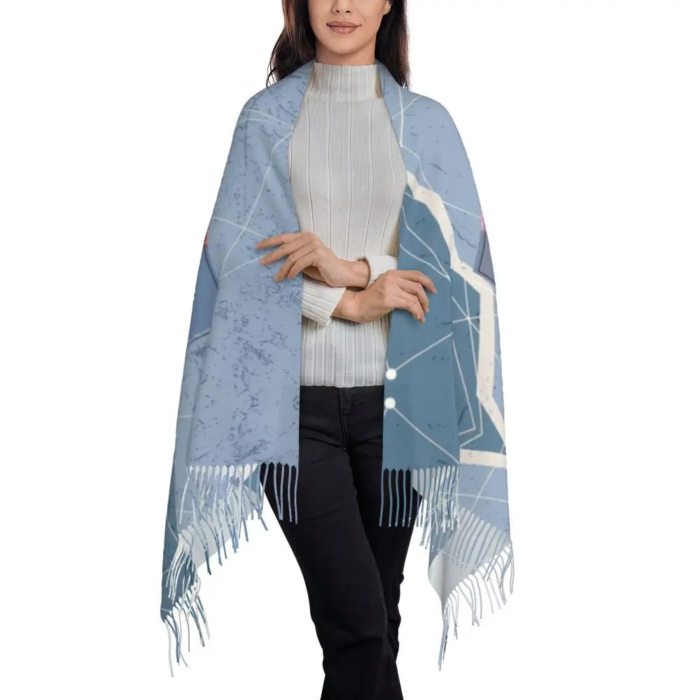 Printed Kpop ATEEZ Logo Scarf