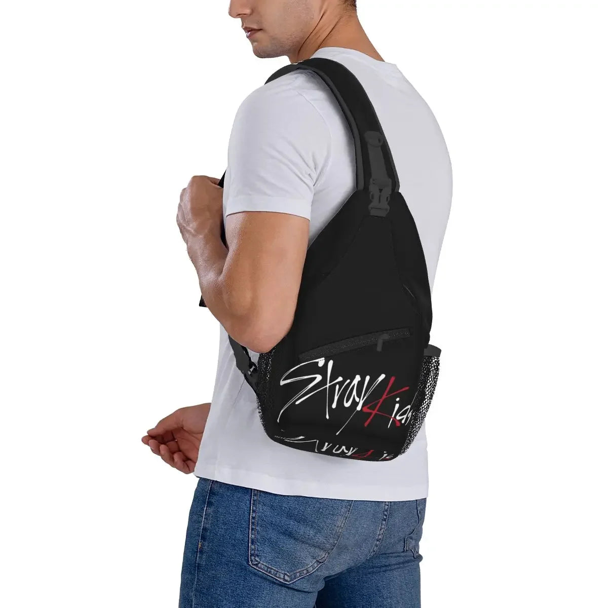 Stray Kids Logo Crossbody Sling Bag