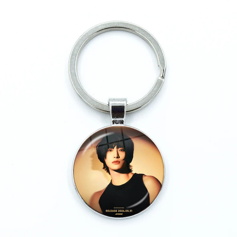 ATEEZ Golden Hour Keychain Keyring Accessories