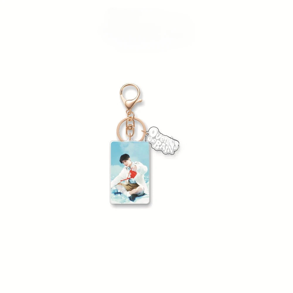 Stay Over The Rain Photo Acrylic Pendant Keychain
