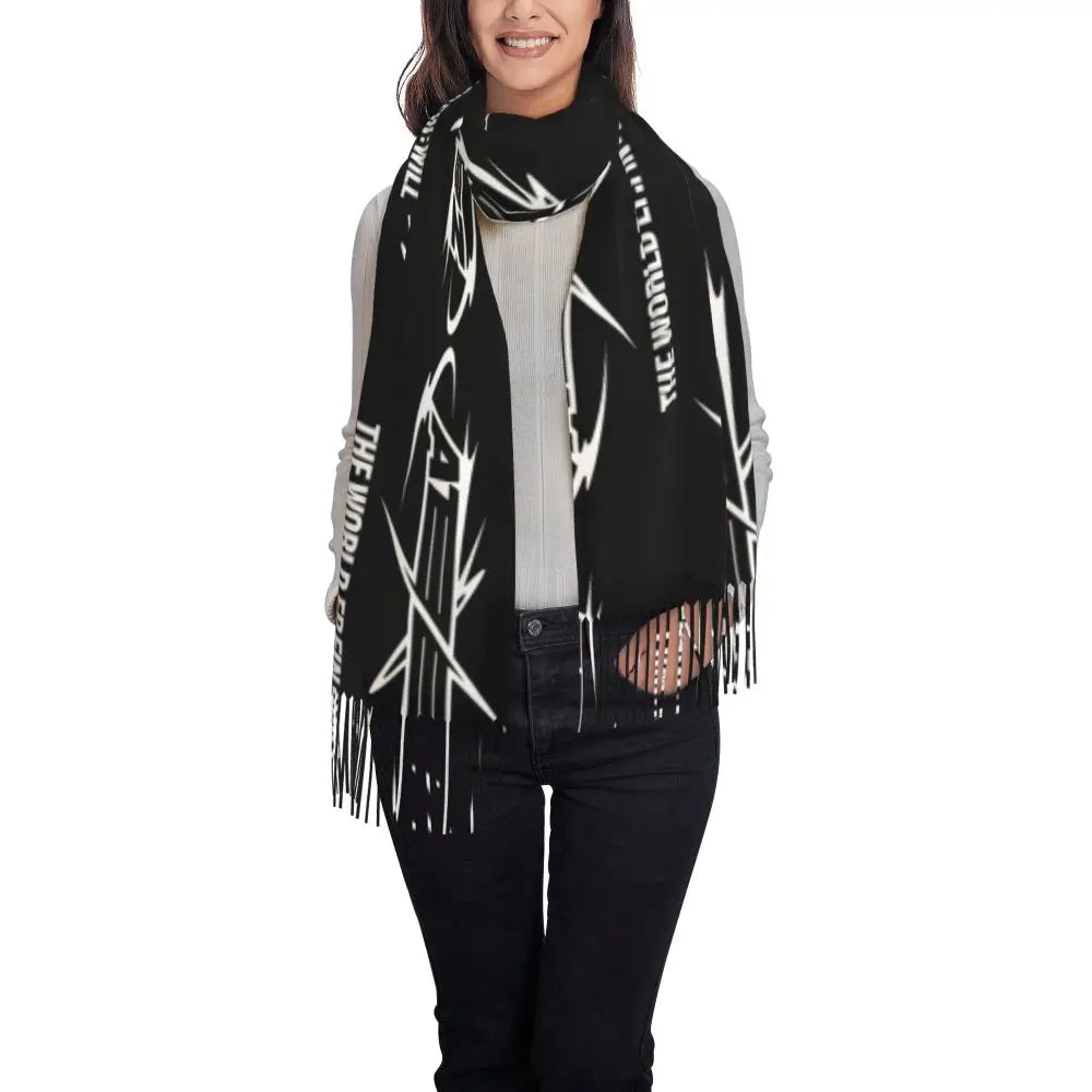 Printed Kpop ATEEZ Logo Scarf