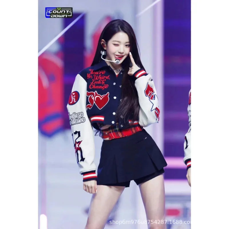 Embroidered IVE Baseball Jacket