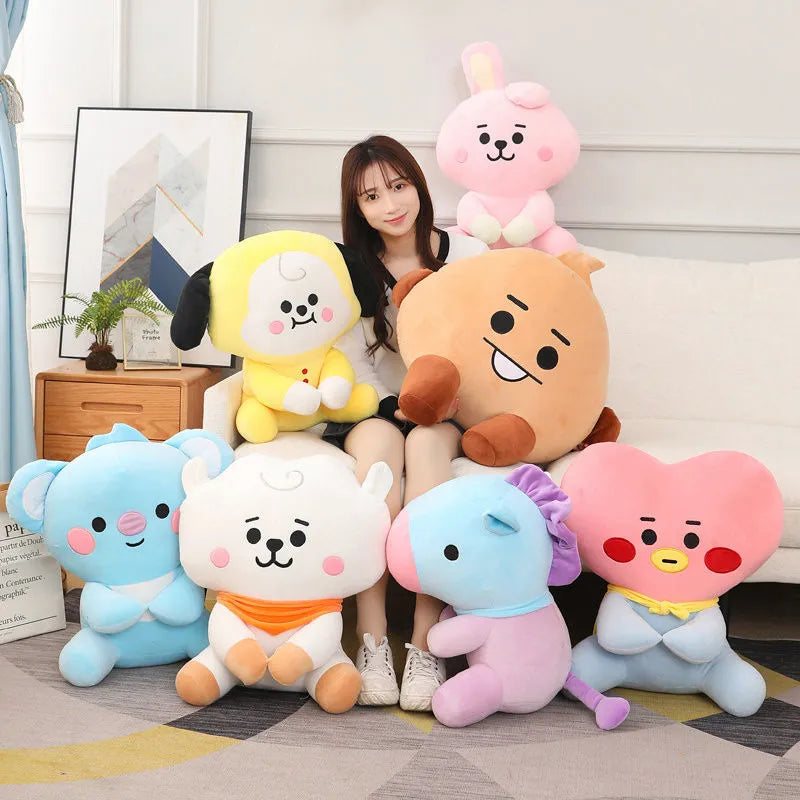 Large Bangtan21 Cartoon Plush Toys