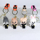 Kpop Stray Kids Mini-Figuren-Cartoon-Schlüsselanhänger