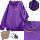 Bangtan Boys Purple Hoodie Printed Seven With You 13 You