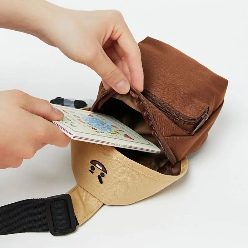 Bangtan21 Cute Cartoons Canvas Shoulder Messenger Bag