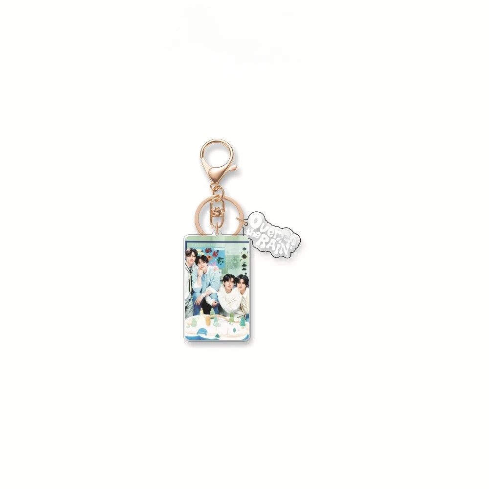Stay Over The Rain Photo Acrylic Pendant Keychain